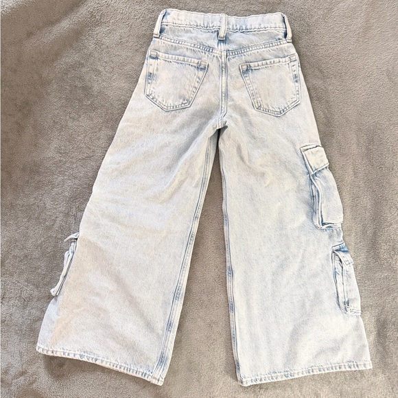 GAP Kids Light Blue Cargo Jeans - Picture 2 of 7